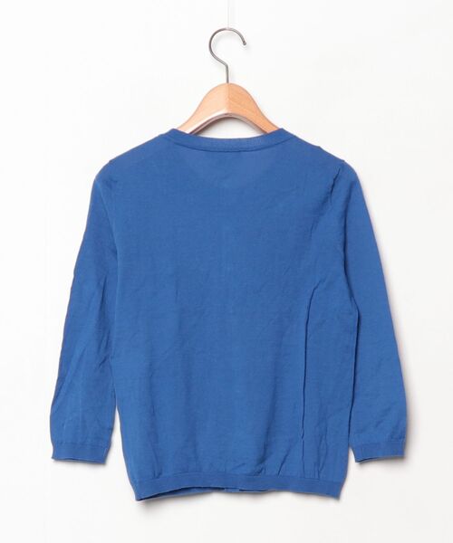 「Tara Jarmon」 7分袖ニットカーディガン X-SMALL ブルー レディース_画像2