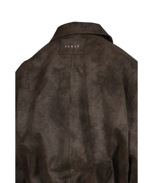 NUBIAN レザージャケット ライダース FAUX LEATHER JACKET レディース