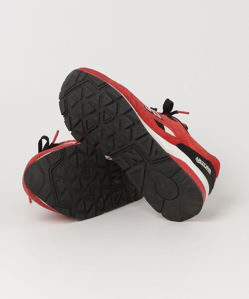 「New Balance」 ローカットスニーカー 22.5cm レッド レディース