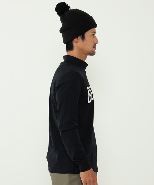 BEAMS GOLF（ビームス ゴルフ） 長袖Tシャツ MEDIUM ブラック メンズ