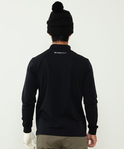 kochan【極美品】BEAMS GOLF ブラック 長袖 ハイネック M BEAMS GOLF（ビームス ゴルフ） 長袖Tシャツ MEDIUM ブラック メンズ
