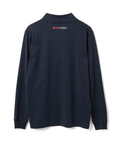 美品【BEAMS GOLF】ネイビー長袖カットソー　モックネック　Mサイズ 美品【BEAMS GOLF】ネイビー長袖カットソー モックネック Mサイズ 楽天