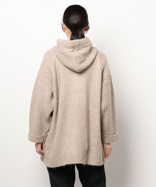 「zootie」 ニットカーディガン フリー チャコール レディース_画像3