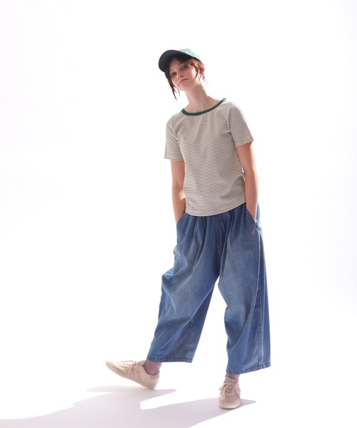 「Kelen」 半袖Tシャツ FREE パープル レディース_画像2