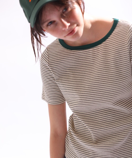 「Kelen」 半袖Tシャツ FREE パープル レディース_画像4