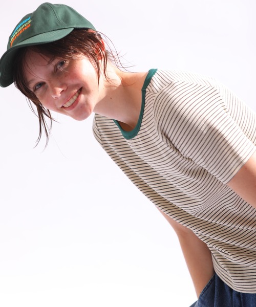 「Kelen」 半袖Tシャツ FREE パープル レディース_画像6