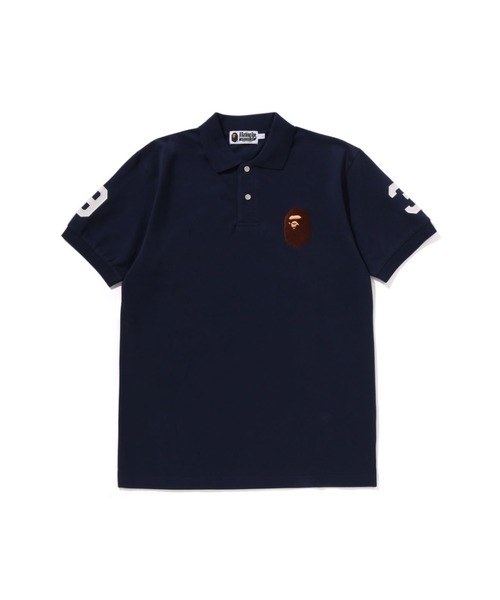 A BATHING APE（アベイシングエイプ） ポロシャツ LARGE APE HEAD POLO