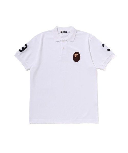 A BATHING APE ポロシャツ Lサイズ A BATHING APE（アベイシングエイプ） ポロシャツ LARGE APE HEAD POLO