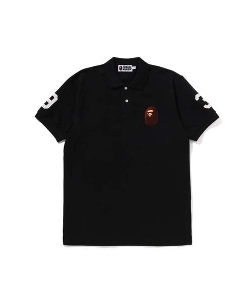 A BATHING APE（アベイシングエイプ） ポロシャツ LARGE APE HEAD POLO