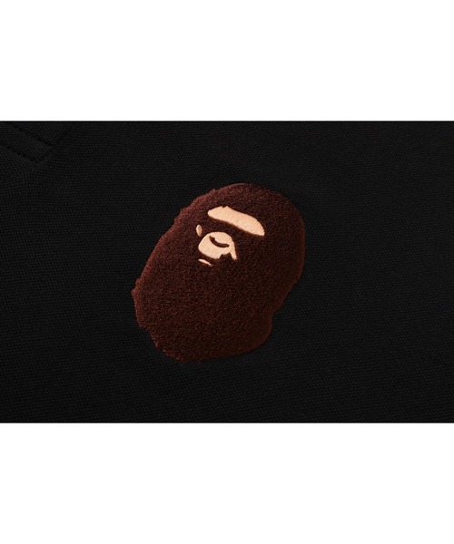 A BATHING APE（アベイシングエイプ） ポロシャツ LARGE APE HEAD POLO