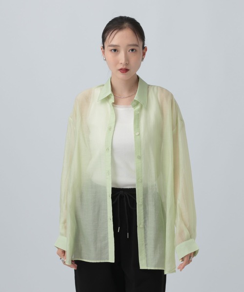 Sさん 専用 LEPSIM（レプシィム） ブラウス シャツ シアーシャツ長袖チュニック