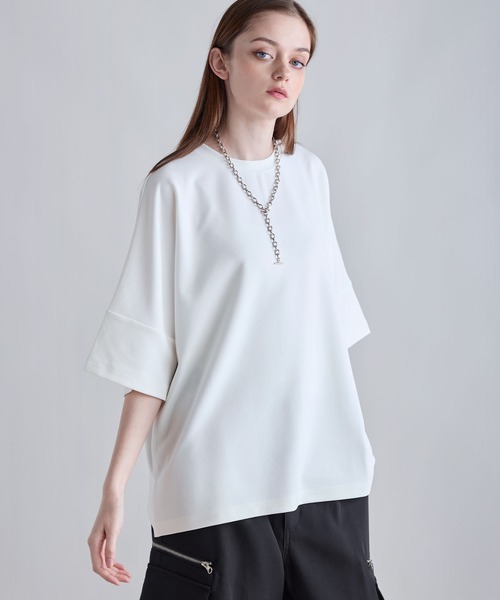 「SOCCE」 7分袖Tシャツ L ライトグレー メンズ_画像3