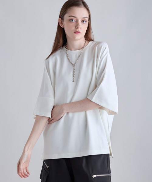 「SOCCE」 7分袖Tシャツ L ライトグレー メンズ_画像5