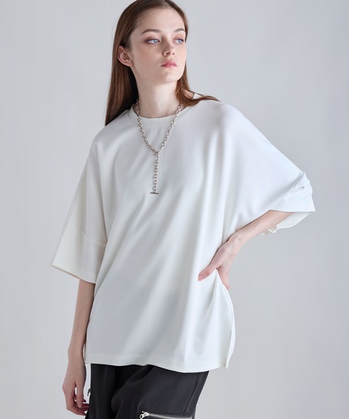 「SOCCE」 7分袖Tシャツ L ライトグレー メンズ_画像7