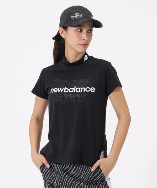 New Balance Golf 半袖　tシャツ　黒　スポーツ　ブラック　ゴルフ New Balance Golf（ニューバランスゴルフ） tシャツ 半袖 半袖 モック