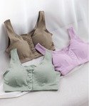 ノンワイヤーブラ ブラジャー 肌にやさしい綿1...の詳細画像5