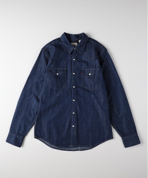 リーバイス 70S ヴィンテージ 長袖シャツ トップス デニムシャツ レディース Mサイズ インディゴ Levi's Levi's（リーバイス） シャツ 「Levi's」ヴィンテージライク
