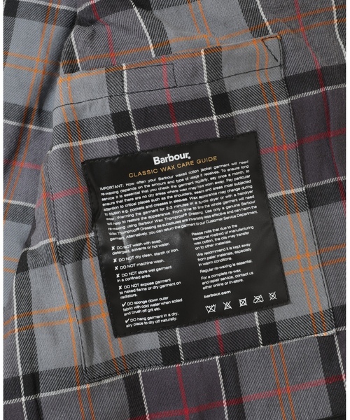 「Barbour」 ブルゾン 40 グレー メンズ_画像4