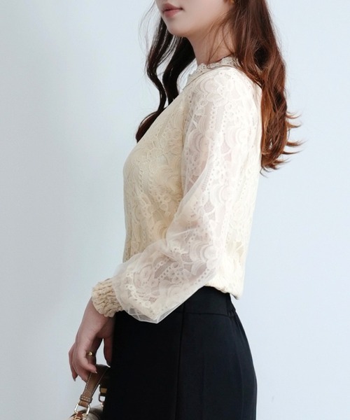68404　DOLCE&GABBANA　レース　ブラウス 68404 DOLCE&GABBANA レース ブラウス レディース 68404 DOLCE&GABBANA