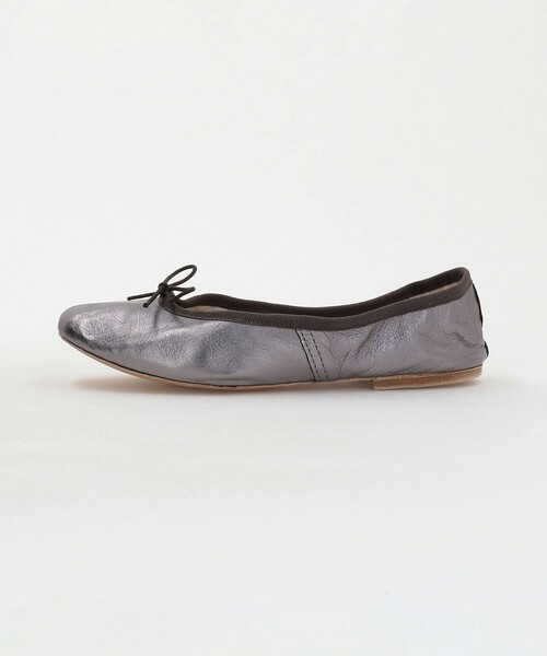 美品　Porselli × Steven Alan　ジャズシューズ　シルバー STEVEN ALAN（スティーブンアラン） バレエシューズ パンプス