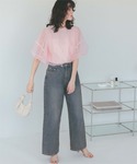 「titivate」 7分袖カットソー L ブ...の詳細画像1