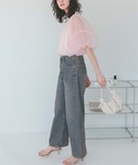 「titivate」 7分袖カットソー L ブ...の詳細画像2