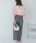 「titivate」 7分袖カットソー L ブ...の詳細画像3