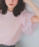 「titivate」 7分袖カットソー L ブ...の詳細画像4