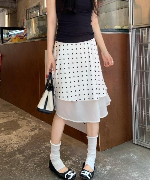 スカート シースルー レイヤード ドットスカート : ZOZOTOWN Yahoo!店 スカート シースルー レイヤード ドットスカート : ZOZOTOWN Yahoo!店