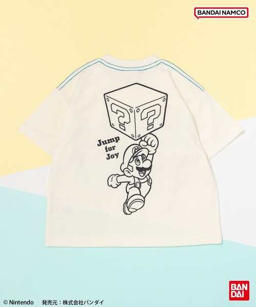 BANDAI（バンダイ） tシャツ 「スーパーマリオ」半袖Tシャツ キッズ