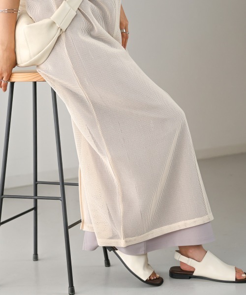 「Bab」 コンビワンピース M アイボリー レディース_画像8