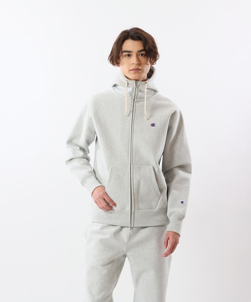 Champion（チャンピオン） ジップアップパーカー X-LARGE シルバー