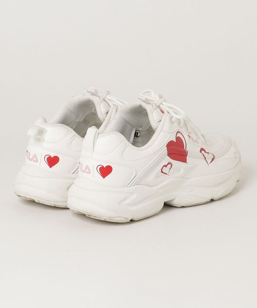 「FILA」 ローカットスニーカー 25.0cm ホワイト レディース_画像2