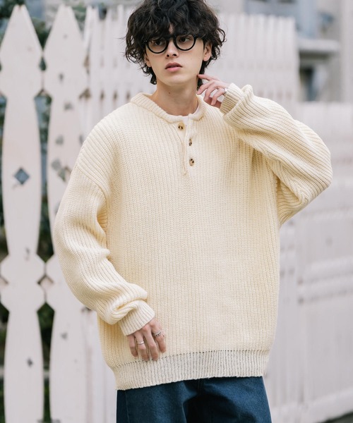 Rocky Monroe（ロッキーモンロー） ニットカーディガン M オフホワイト 