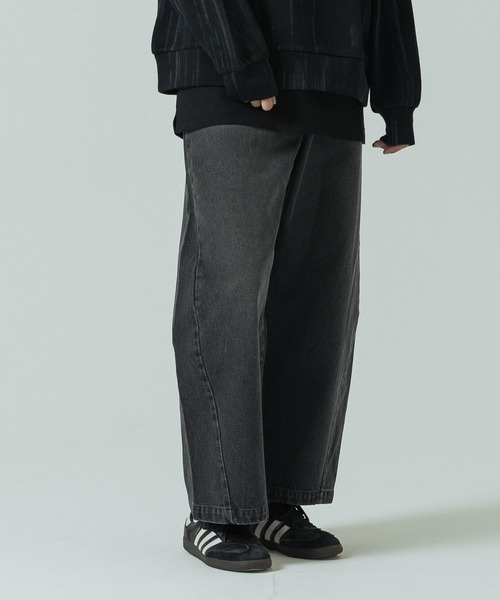 「SLICK」 デニムパンツ 1 インディゴブルー メンズ_画像4