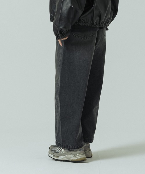 「SLICK」 デニムパンツ 1 インディゴブルー メンズ_画像6