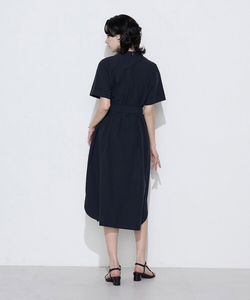 ワンピース タイプライター ロングシャツドレスの画像