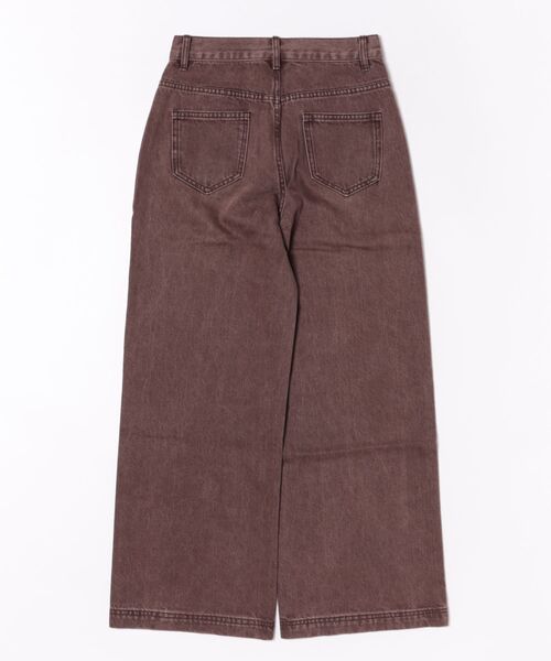 「archives」 デニムパンツ SMALL ブラウン レディース_画像2