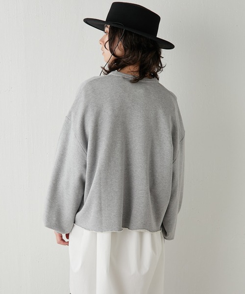 「Whim Gazette」 スウェットカットソー FREE ライトベージュ レディース_画像4