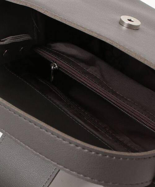 「folka」 ハンドバッグ ONE SIZE グレー レディース_画像4