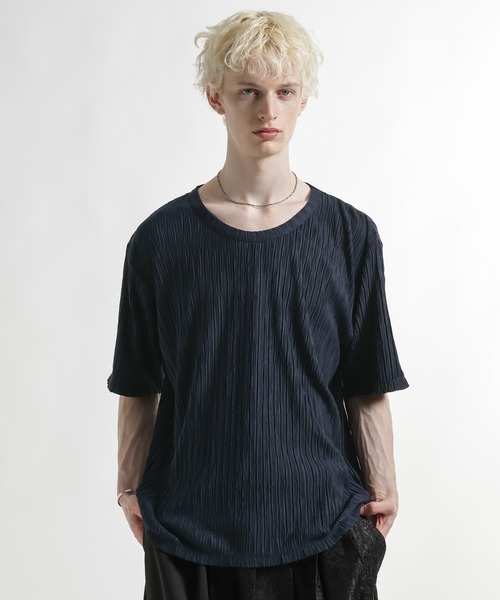 HARE（ハレ） tシャツ ニュアンスプリーツカット(HARE) メンズ 