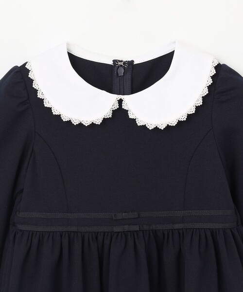 「ANY」 「KIDS」長袖ワンピース 140 ネイビー キッズ_画像6