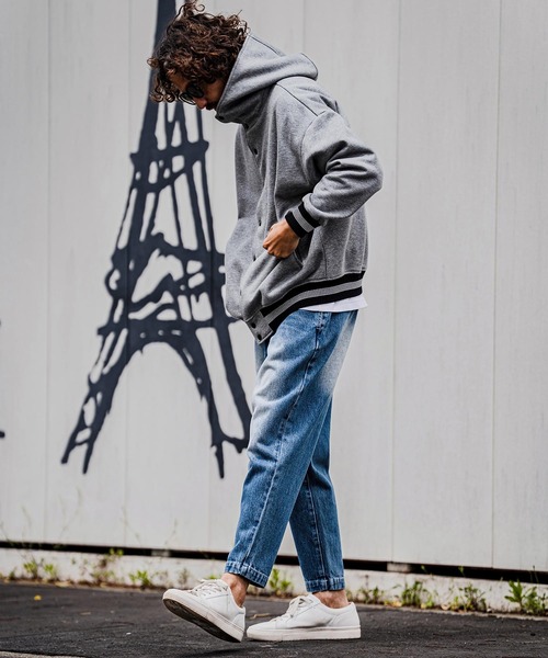 ジーンズ mp15103-Balloon Silhouette Belted Denim Pants デニムパンツ(A70126cmb) メンズの画像