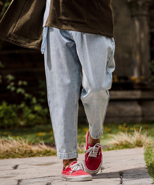 ジーンズ mp15103-Balloon Silhouette Belted Denim Pants デニムパンツ(A70126cmb) メンズの画像