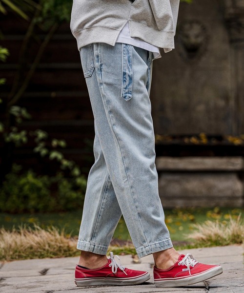 ジーンズ mp15103-Balloon Silhouette Belted Denim Pants デニムパンツ(A70126cmb) メンズの画像