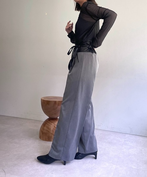 「CAPRICIEUX LE'MAGE」 パンツ 38 ベージュ レディース_画像3