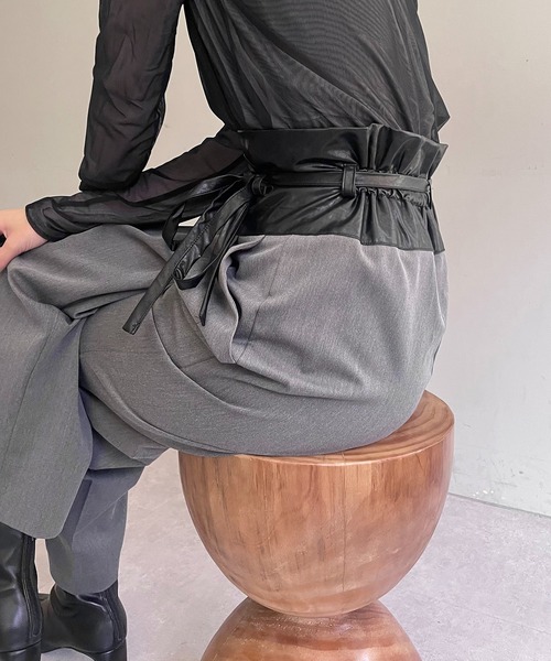 「CAPRICIEUX LE'MAGE」 パンツ 38 ベージュ レディース_画像8