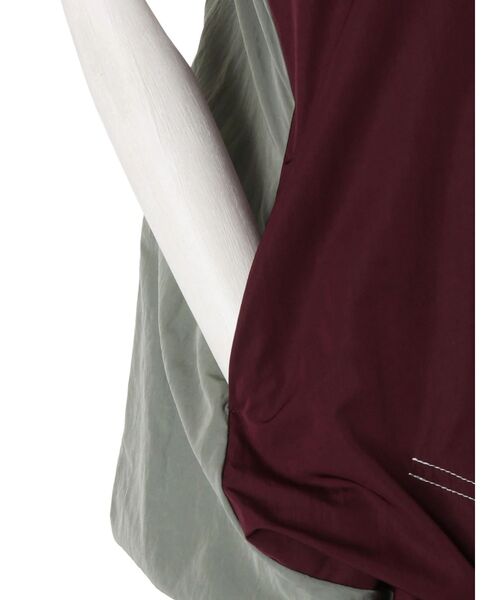 ワンピース FRONT BACK BICOLOR OP / フロントバックバイカラーワンピースの画像