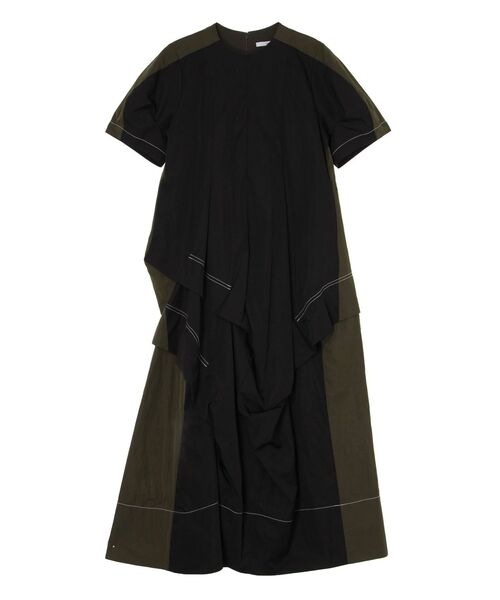 ワンピース FRONT BACK BICOLOR OP / フロントバックバイカラーワンピースの画像