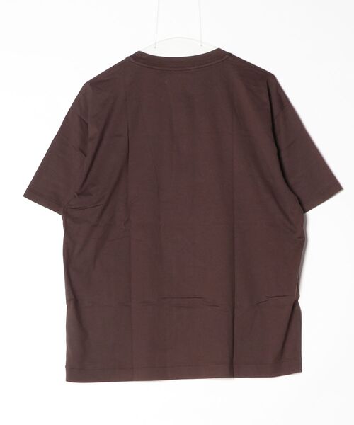 「ATON」 半袖Tシャツ 2 ブラウン メンズ_画像2